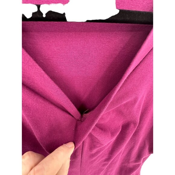 Lane Bryant Twist Front V-Neck Top Size 18/20 Casual Relaxed School Career - Picture 5 of 7